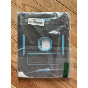 Protective Plastic Case For Apple iPad Blue/Black NEW!